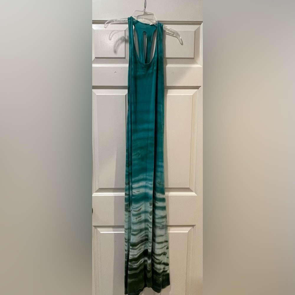 Aqua Tie-dye sundress